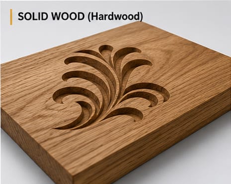 CNC Router Materials Hardwood