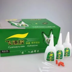 F2 Glue 3 3 pieces F2 glue and green box, droppers and red nail