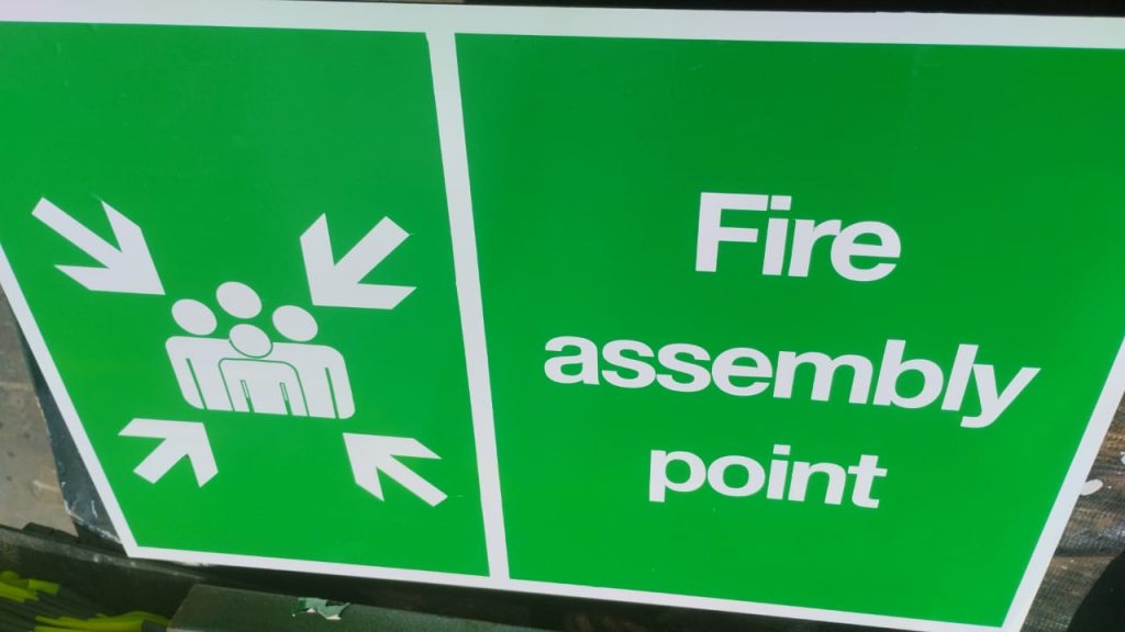 FIRE-ASSEMBLY-POINT SIGN