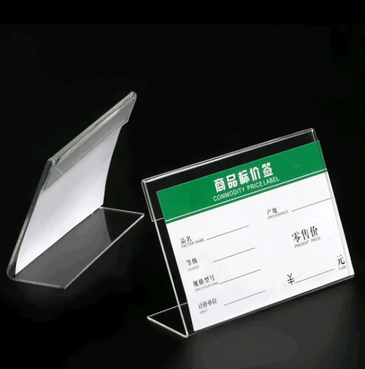 acrylic price tags