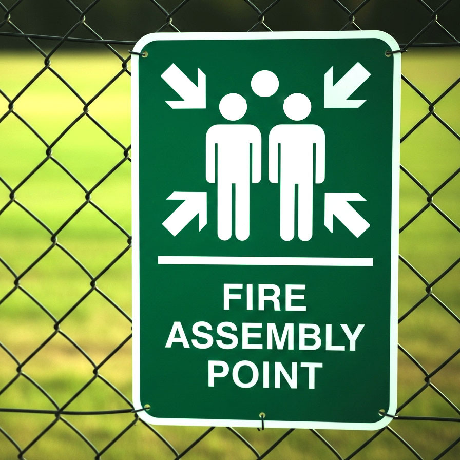 Fire assembly point sign 3 fire assembly point sign outdoor