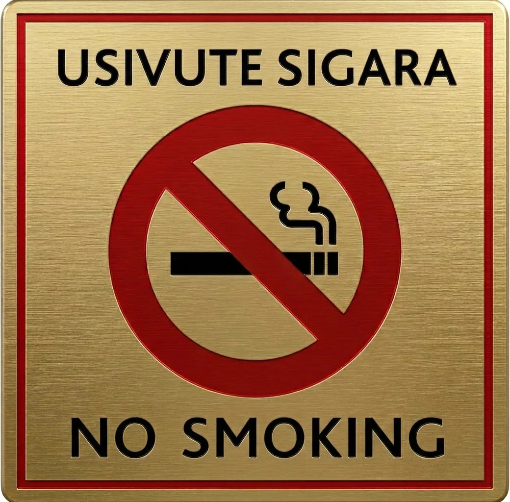 No smoking signage - Image 5
