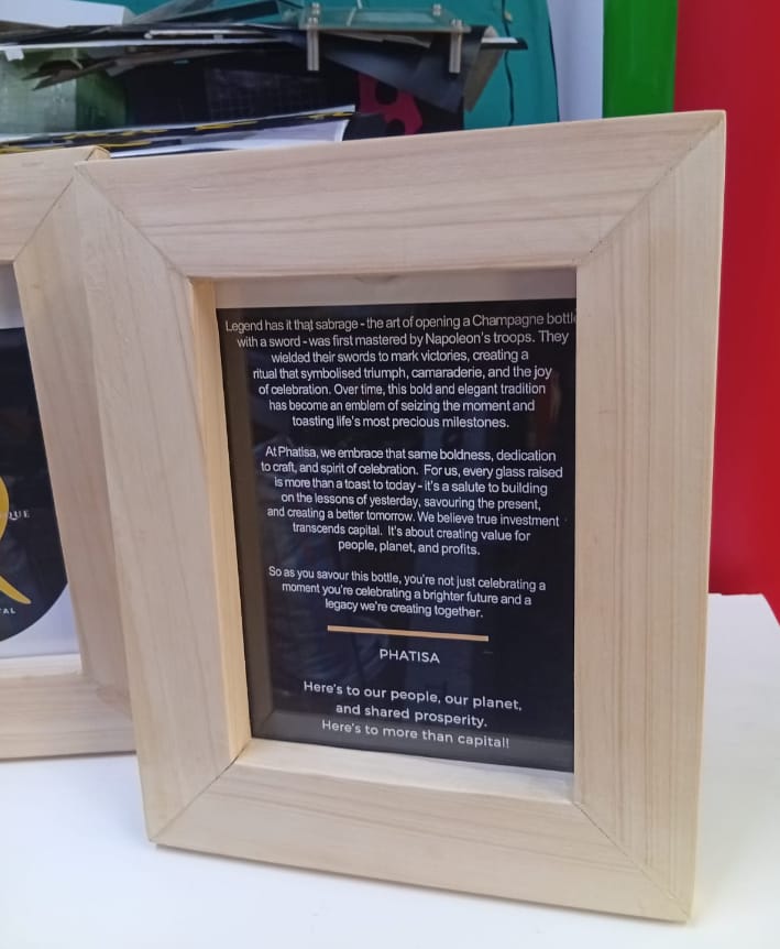 Photo of a Wooden Frame Plaque