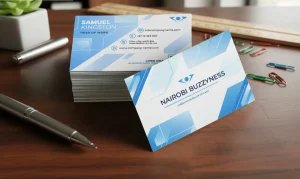 Photo of a stack Business-Cards