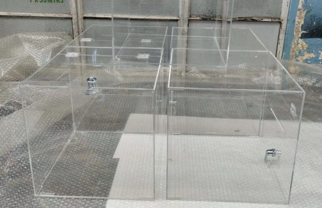 Clear Perspex Suggestion Box