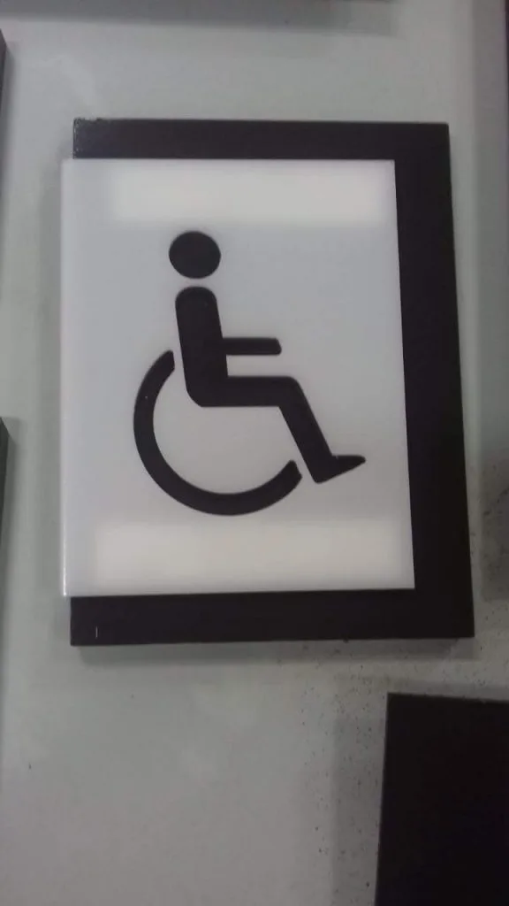 Photo of a Accessible Toilet Sign