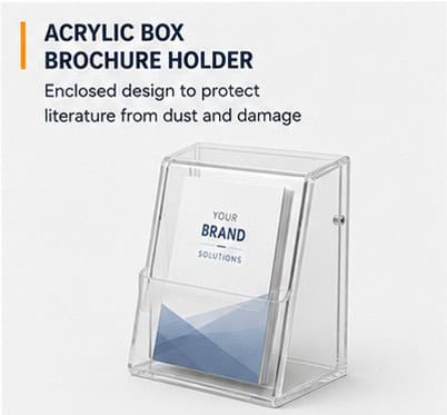 Brochure Holder - Acrylic Box