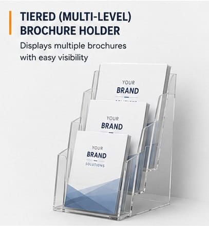 Brochure Holder - Multi-Level