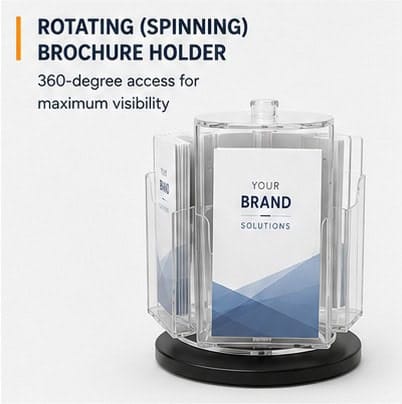 Brochure Holder - Rotating
