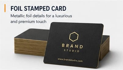Business Cards_Gold Foiled