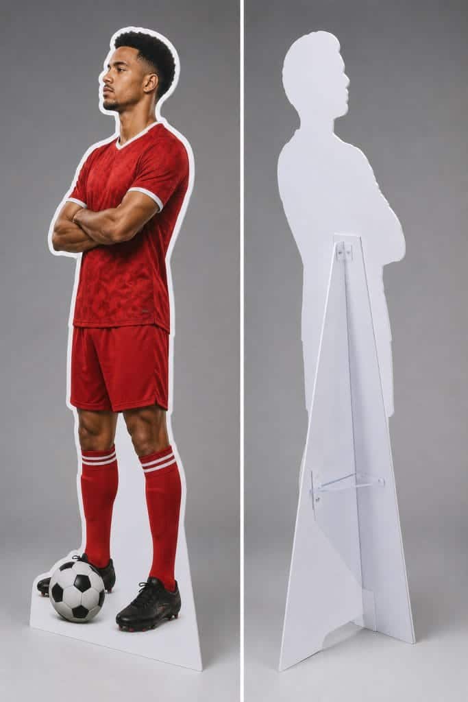 Custom Cut Out Standees In Nairobi 2 Standee-Footballer