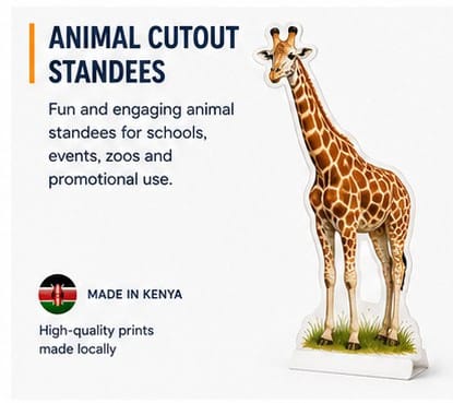 Custom Cut Out Standees In Nairobi 4 Animal Cutout Standees