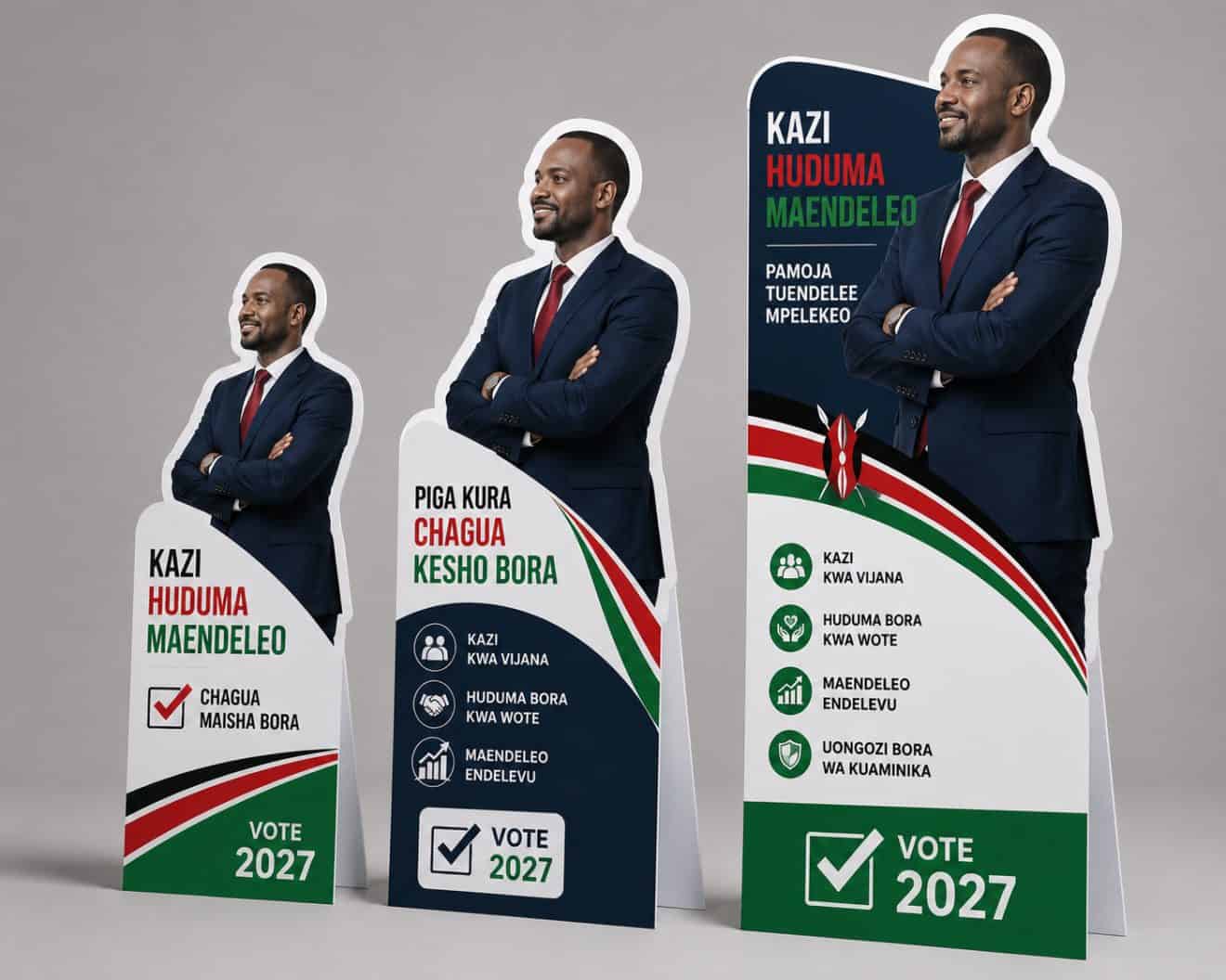 Standees Custom Cut Out Standees In Nairobi | Cut Graphics