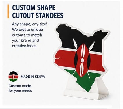 Custom Cut Out Standees In Nairobi 5 Custom Shape Cutout Standees